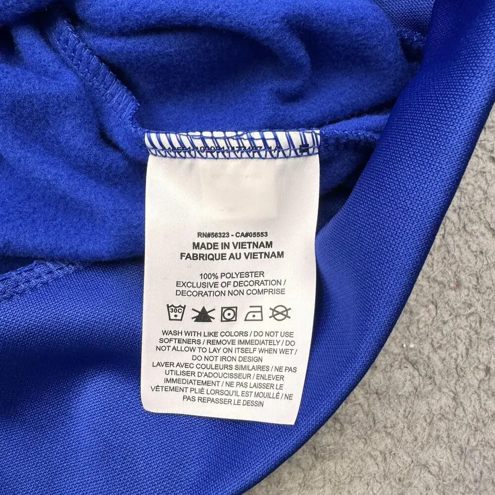 Nike Force Hoodie Mens XL Blue Black Therma-Fit Pullover Athletic Sweatshirt